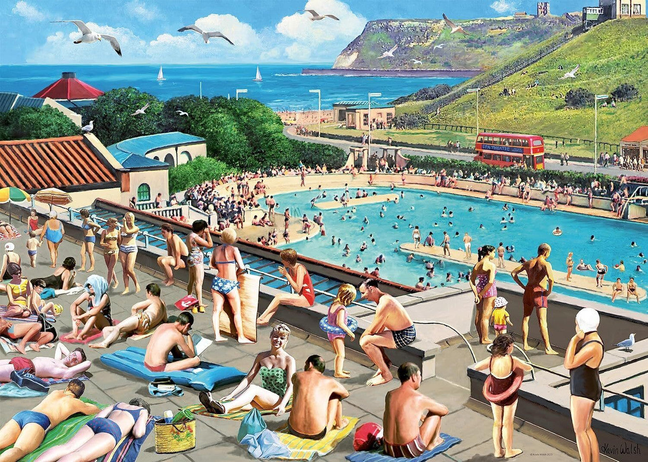 Ravensburger 1000pc - Leisure Days No. 8 - Scarborough North Bay Puzzle