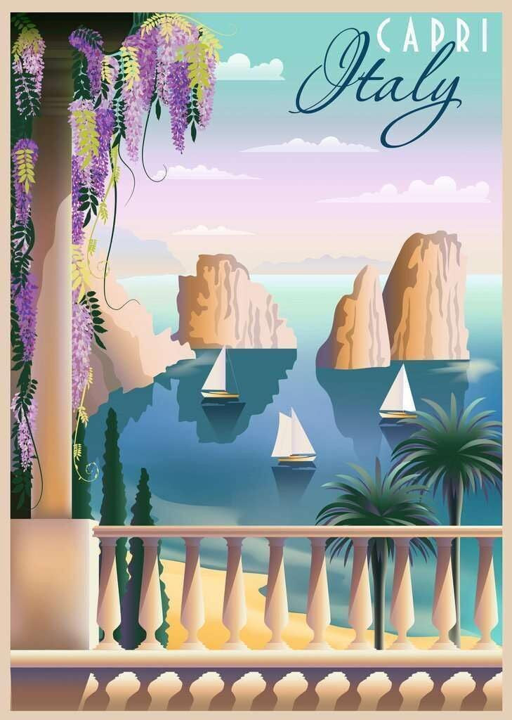 Ravensburger 1000pc - Postcard from Capri Puzzle