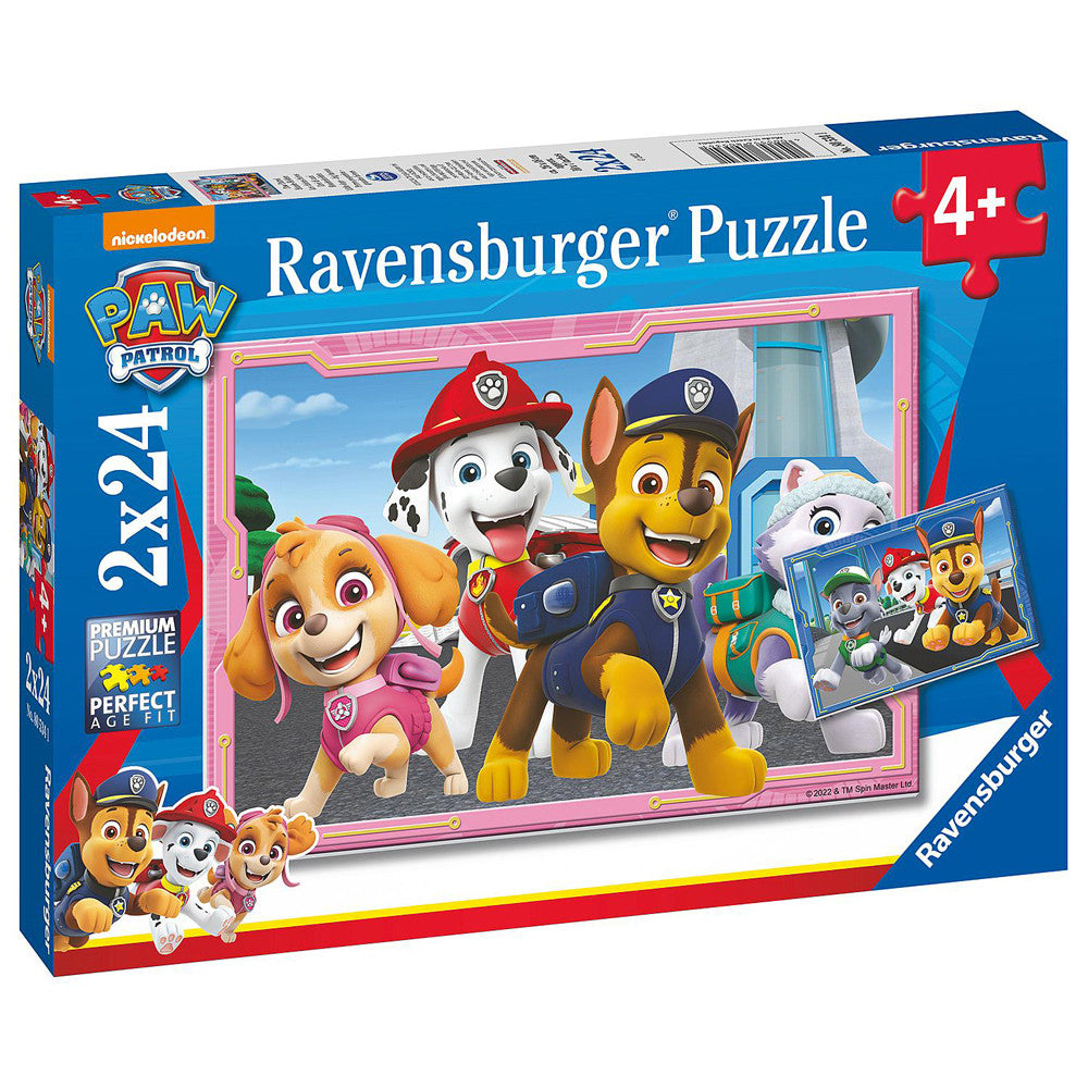 Ravensburger 2 x 24pc - Paw Patrol Dog Heroes Puzzle