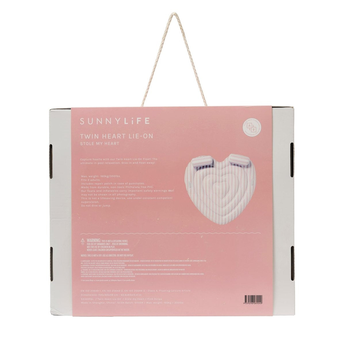 Sunnylife - Twin Heart Li-On Float - Stole My Heart