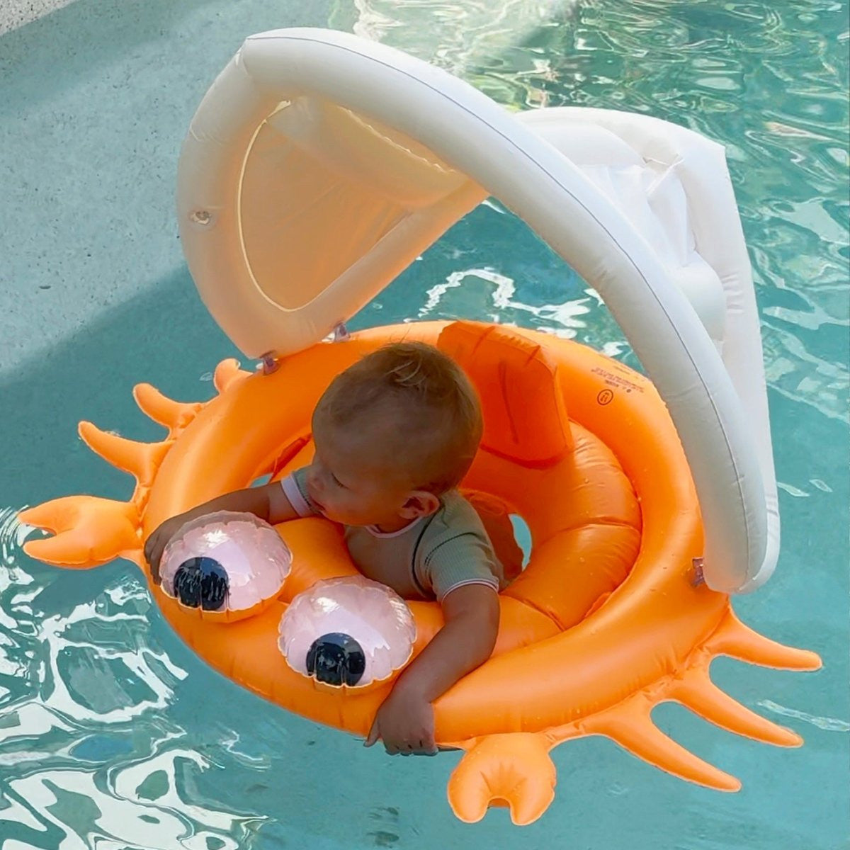 Sunnylife Baby Float - Sonny the Sea Creature Neon Orange