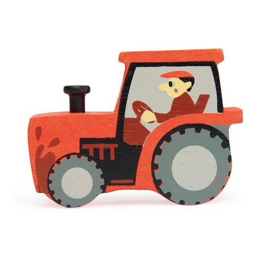 Tender Leaf Toys - Mini Wooden Tractor