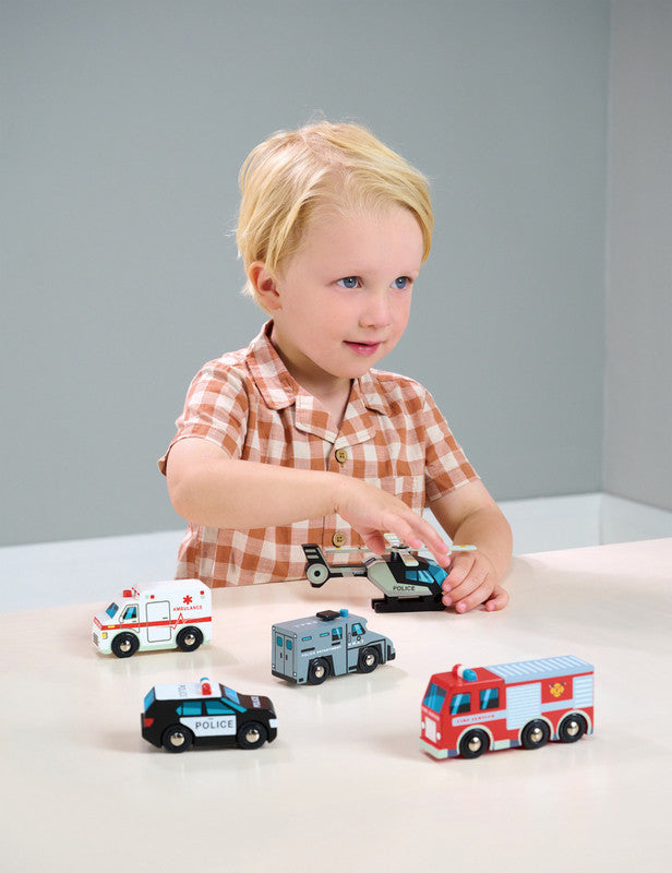 Tender Leaf Toys - Emergency Vehicles