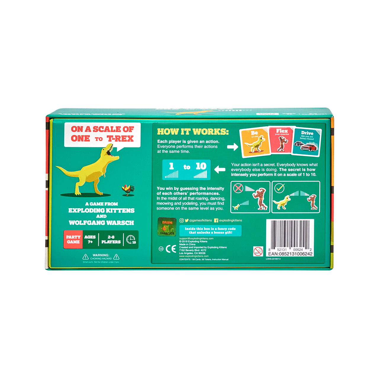 On a Scale of One to T-Rex by Exploding Kittens