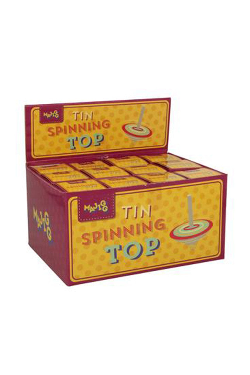 Majigg Mini Tin Spinning Top