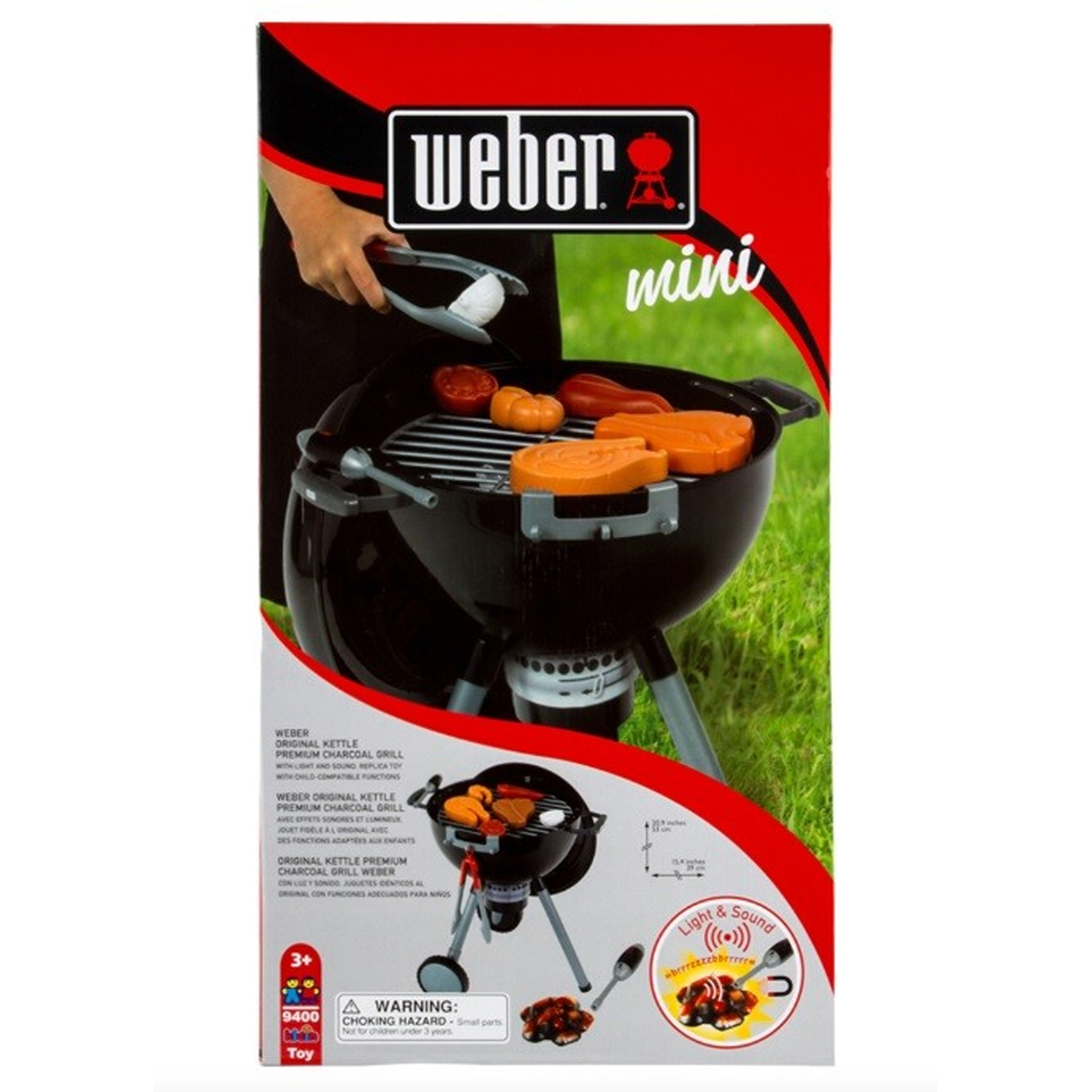 Theo Klein Weber Mini Premium Kettle BBQ 9400 with Light & Sound