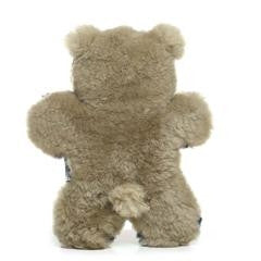 Flat Friends- Grizzly Bear Lambskin Soft Toy