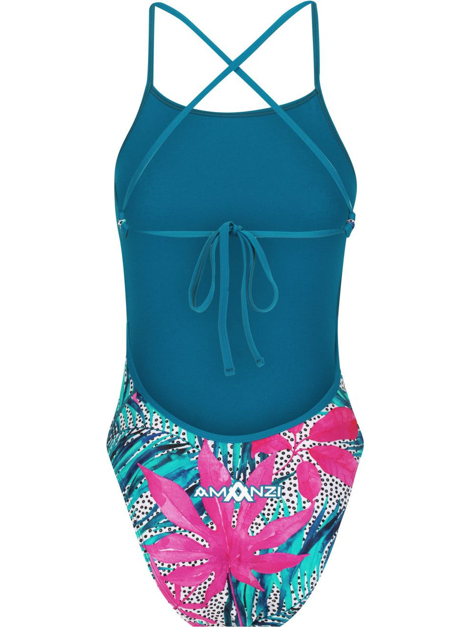 Amanzi - Girls Tie Back One Piece Swimmers - Palmira
