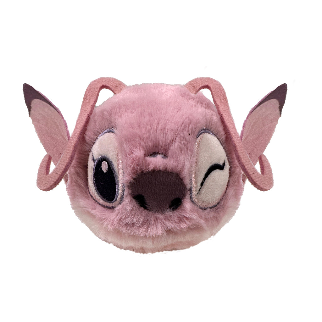 Front view of the Angel Ty Beanie Bouncer plush toy photographed front-on, 10cm, on a white background