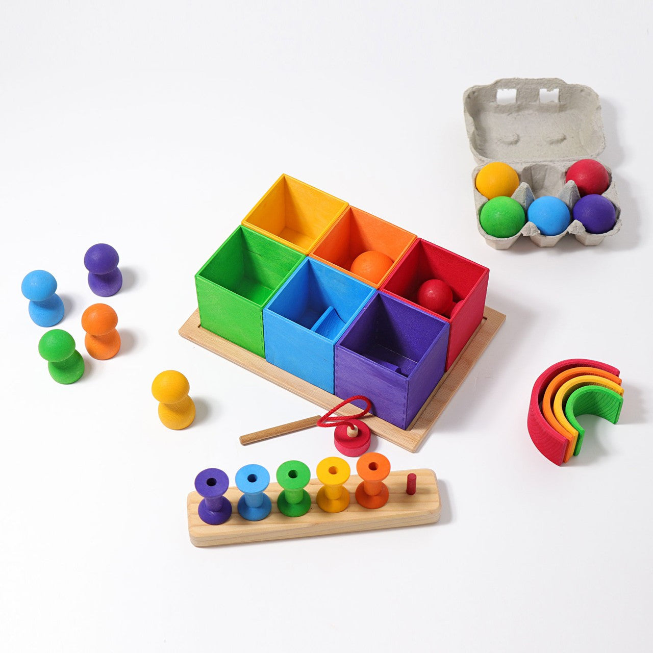 Grimm’s Sorting Boxes - 6 pieces