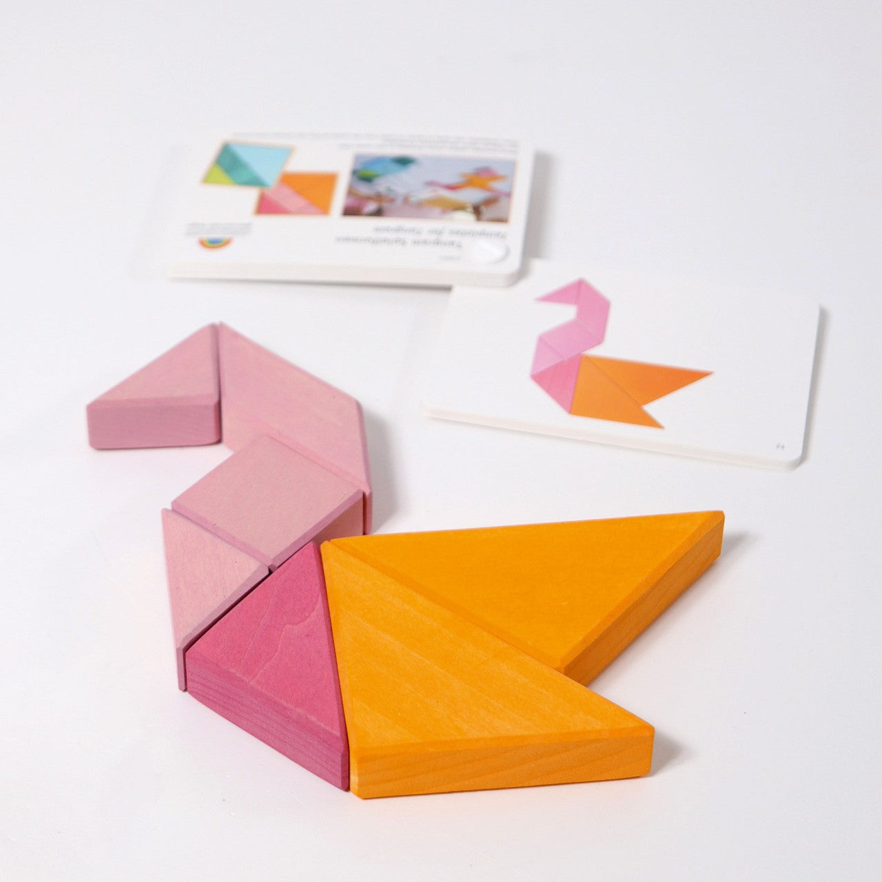Grimm’s Tangram Pink-Orange
