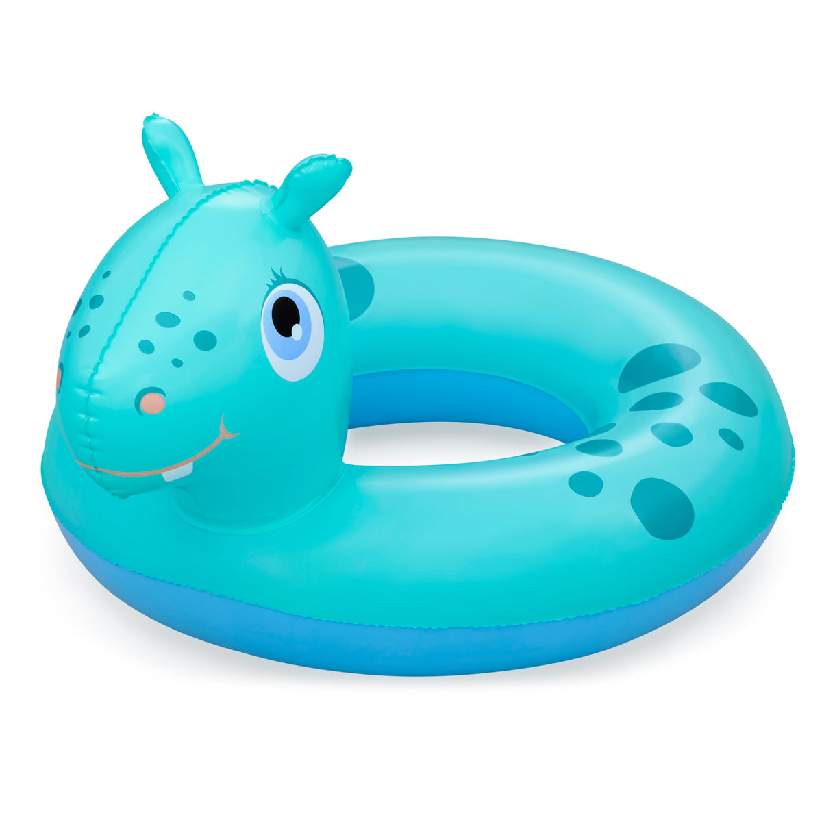 Bestway Lil' Pal Hippo Swim Tube 36464, inflatable children's swimming ring featuring a hippopotamus design.