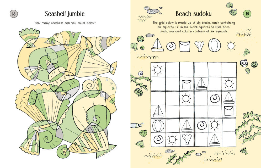 Usborne - 100 Children's Puzzles And Games - Holiday