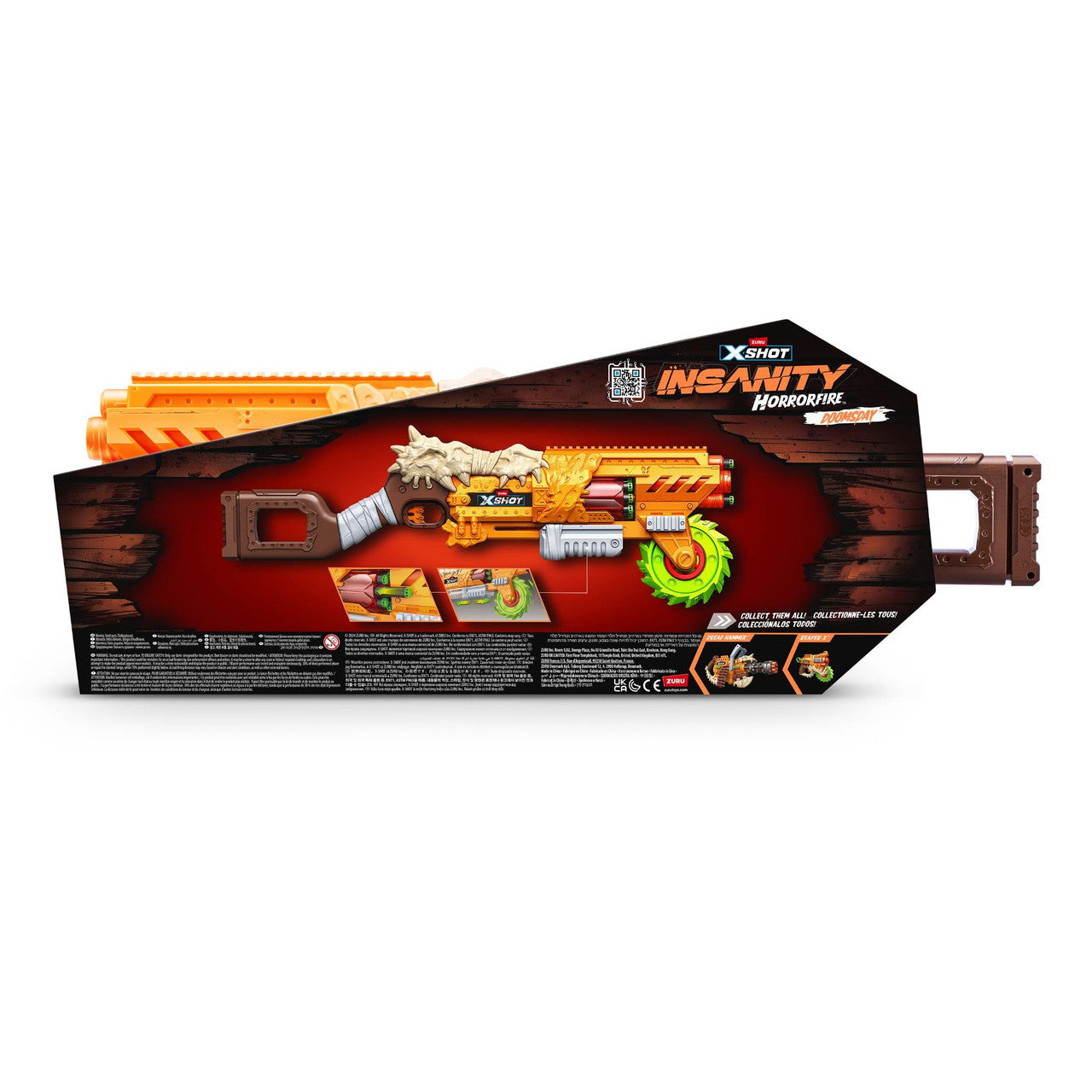Zuru XSHOT Horror Fire Doomsday 16 Dart Blaster