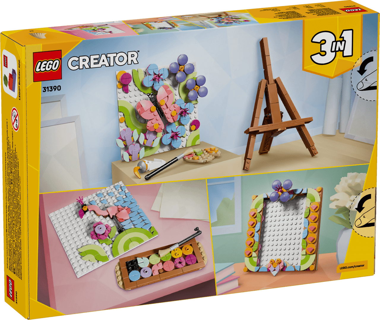 LEGO® Creator 3 in 1 - Floral Art Decor Painting 31390