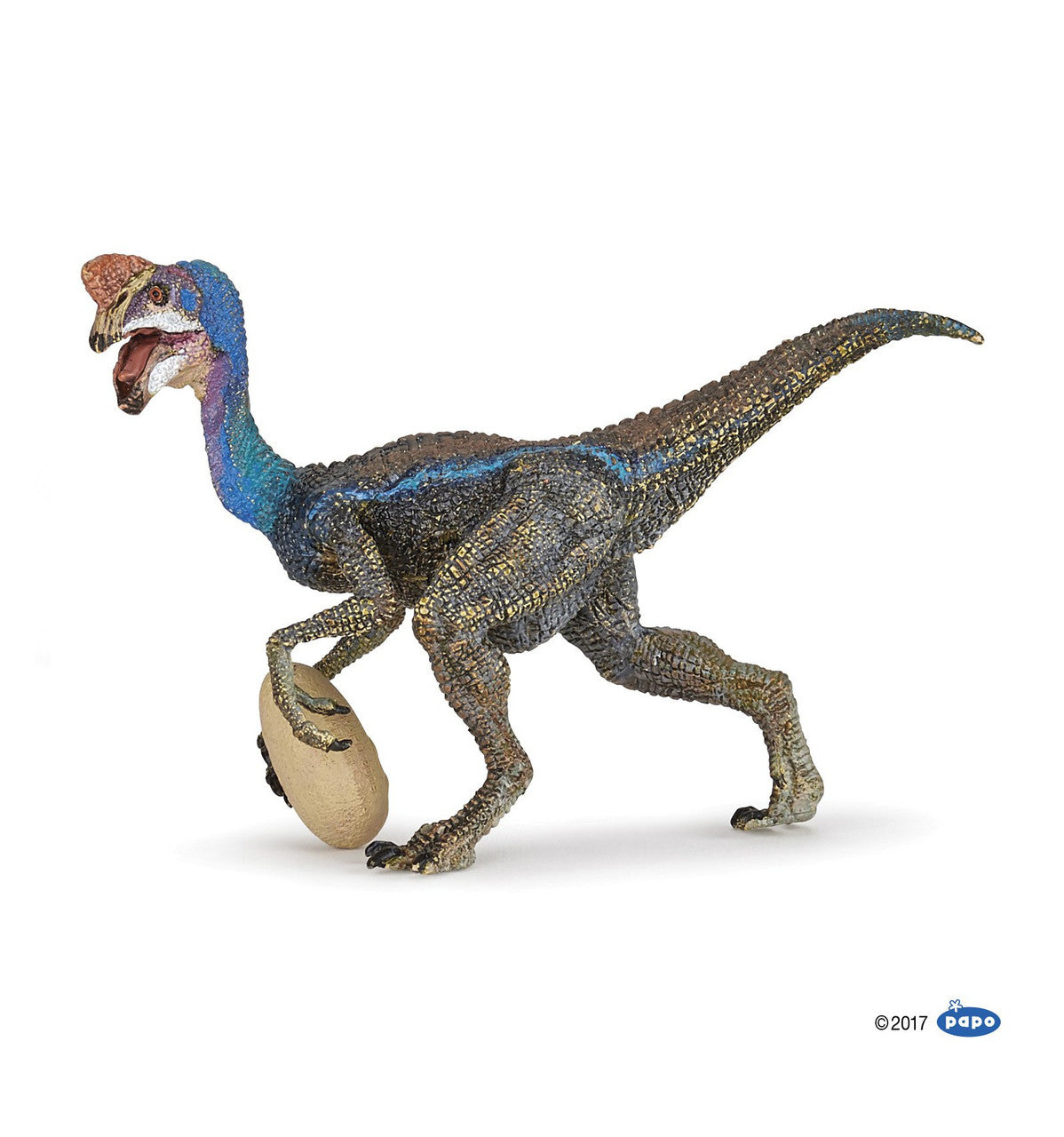 Papo - Blue Oviraptor Figurine