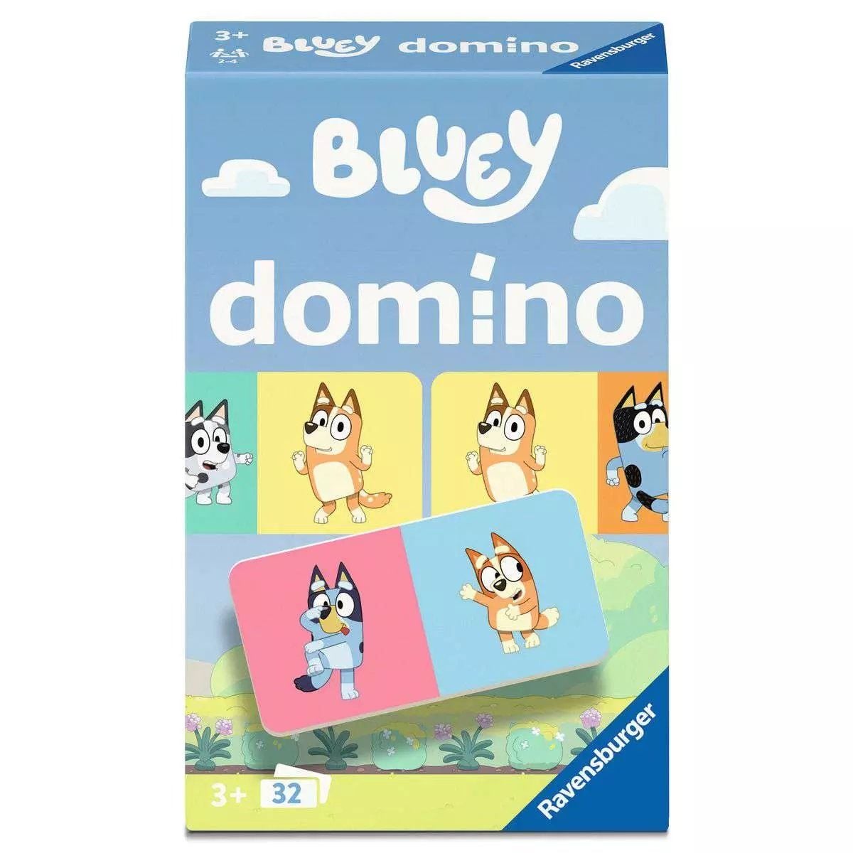 Ravensburger Bluey Dominoes Game - Kids Card Matching Game