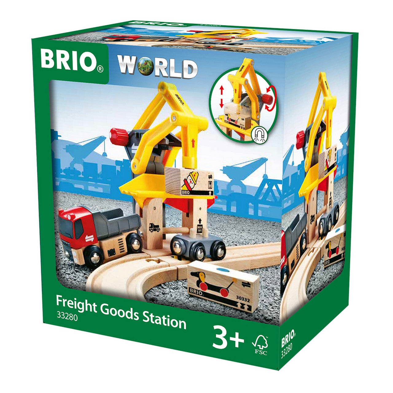 BRIO - Freight Goods Station, 6 pieces