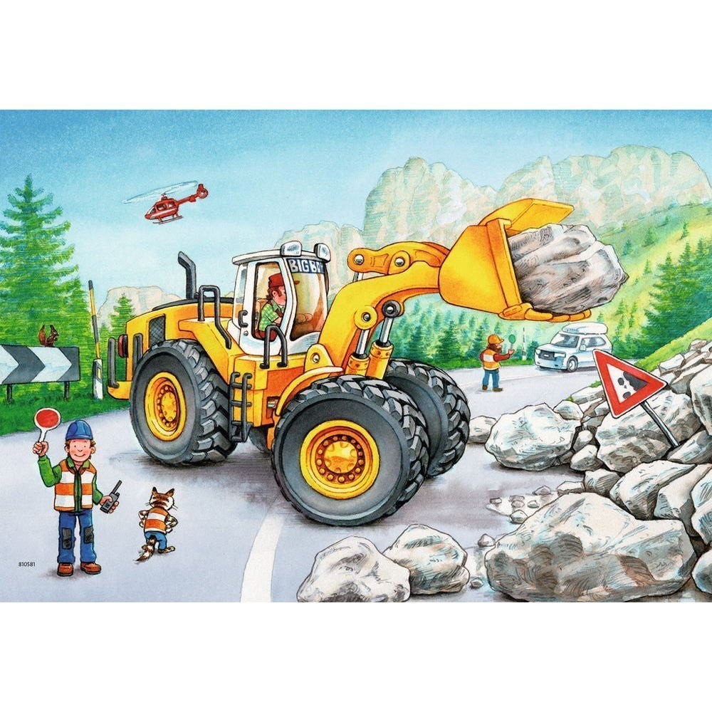 Ravensburger 2x24pc - Diggers At Work Puzzle