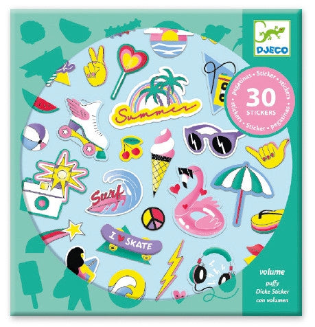 Djeco - 30pc California Stickers *Slight packaging damage*