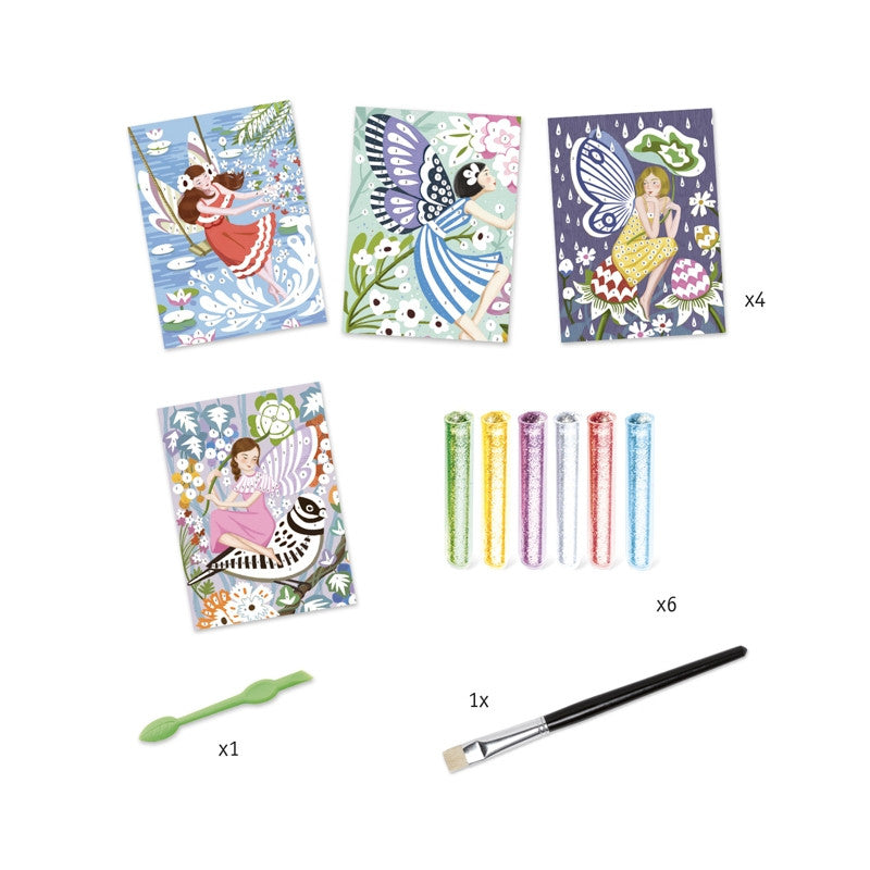 Djeco - The Gentle Life of Fairies Glitter Boards