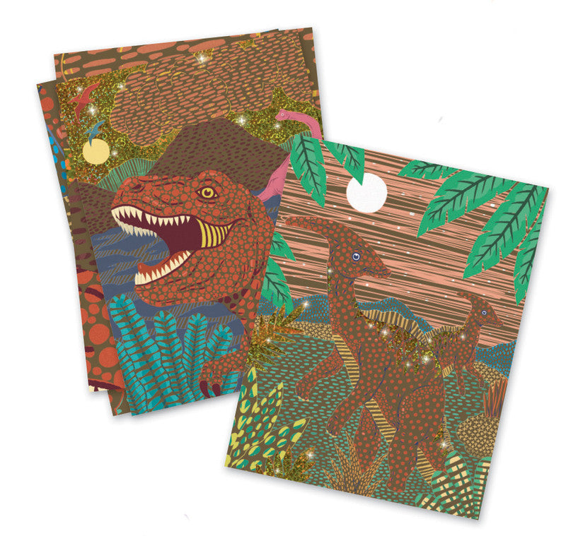 Djeco - When Dinosaurs Reigned Scratch Cards