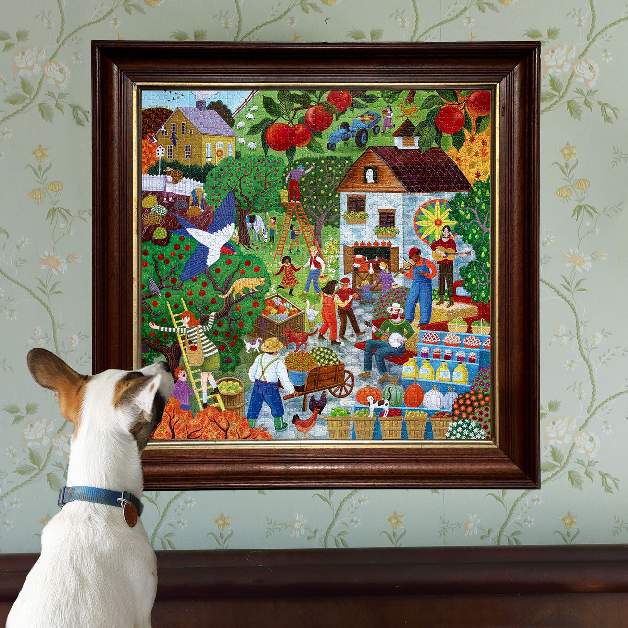 eeBoo 1000pc - Fall Apple Picking Puzzle