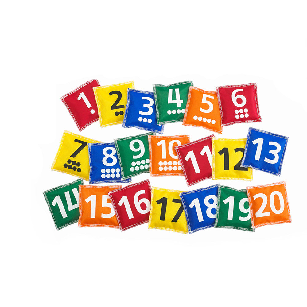 edx Education - Number Bean Bags - Numbers 1-20