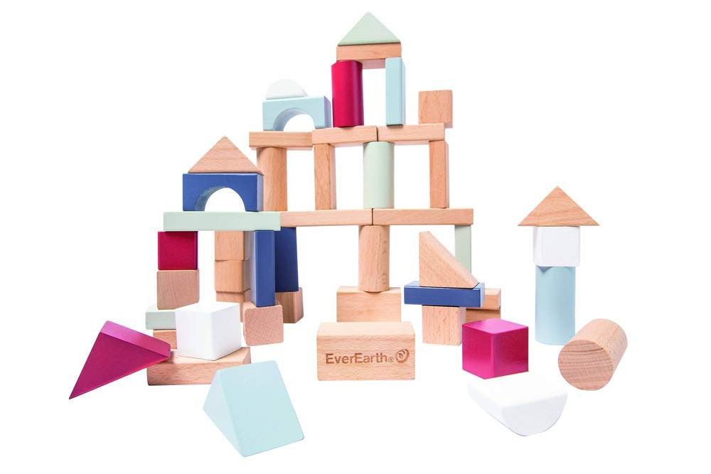 Everearth 50pc Lifestyle Building Blocks in a Tub