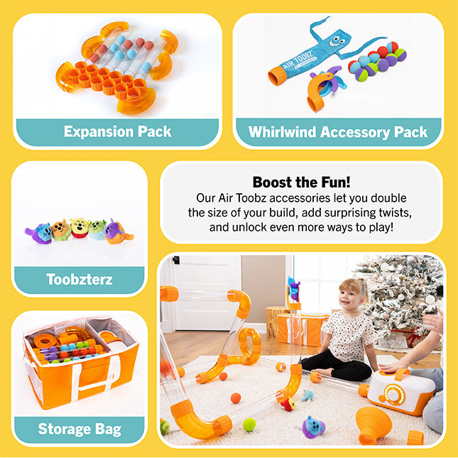 Fat Brain Toys - Air Toobz Whirlwind Accessory Pack