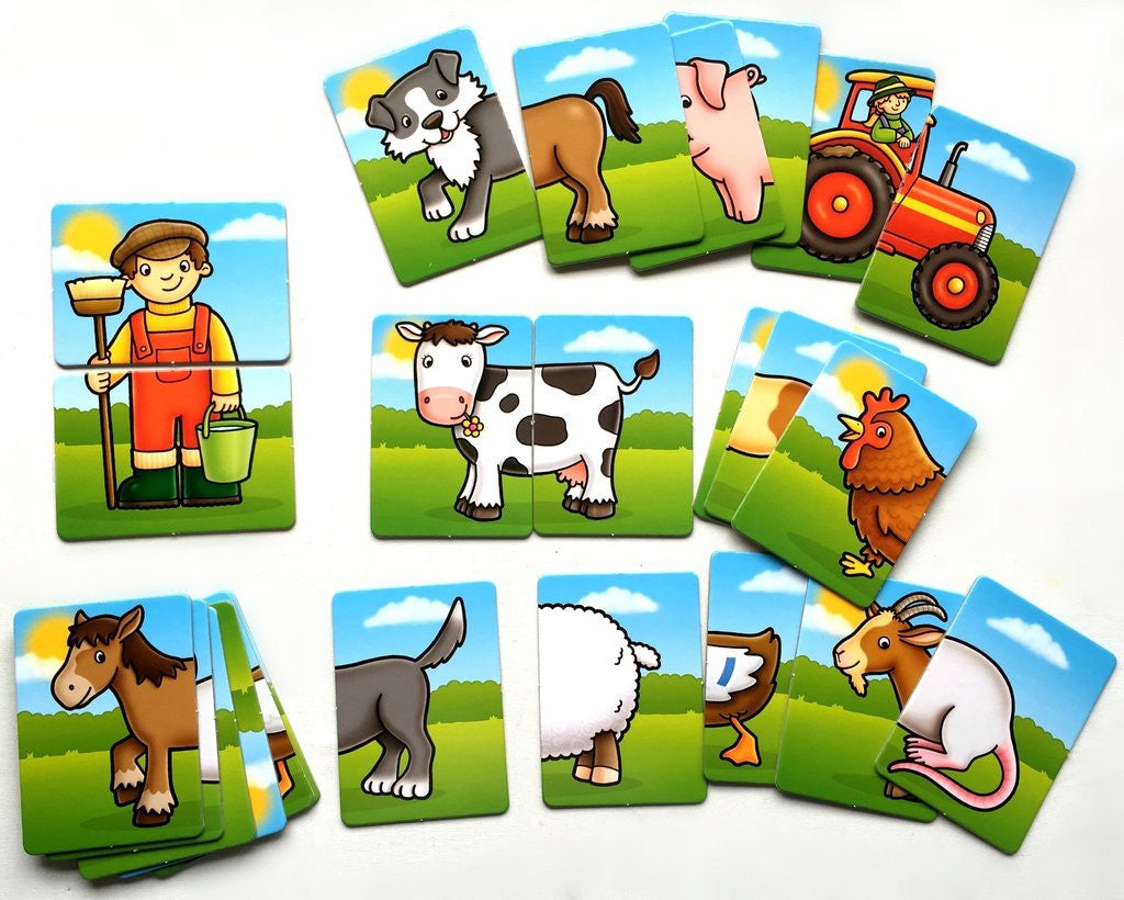 Orchard Toys - Farmyard Heads & Tails