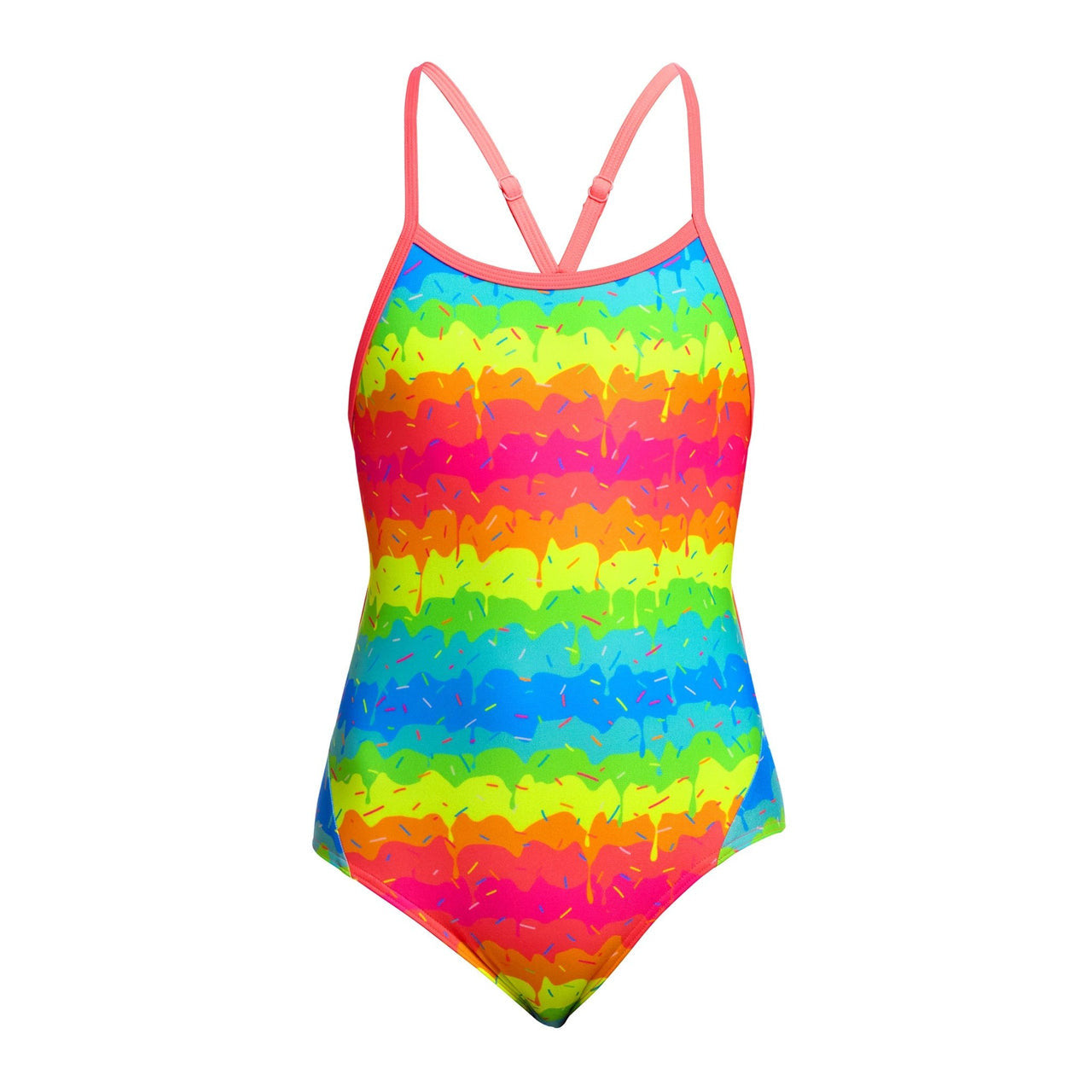 Funkita - Girl's Twisted One Piece Swimmers - Melting Mayhem