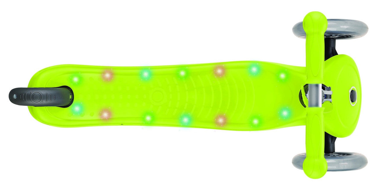 Globber - PRIMO Starlight with Light Up Deck - Lime Green