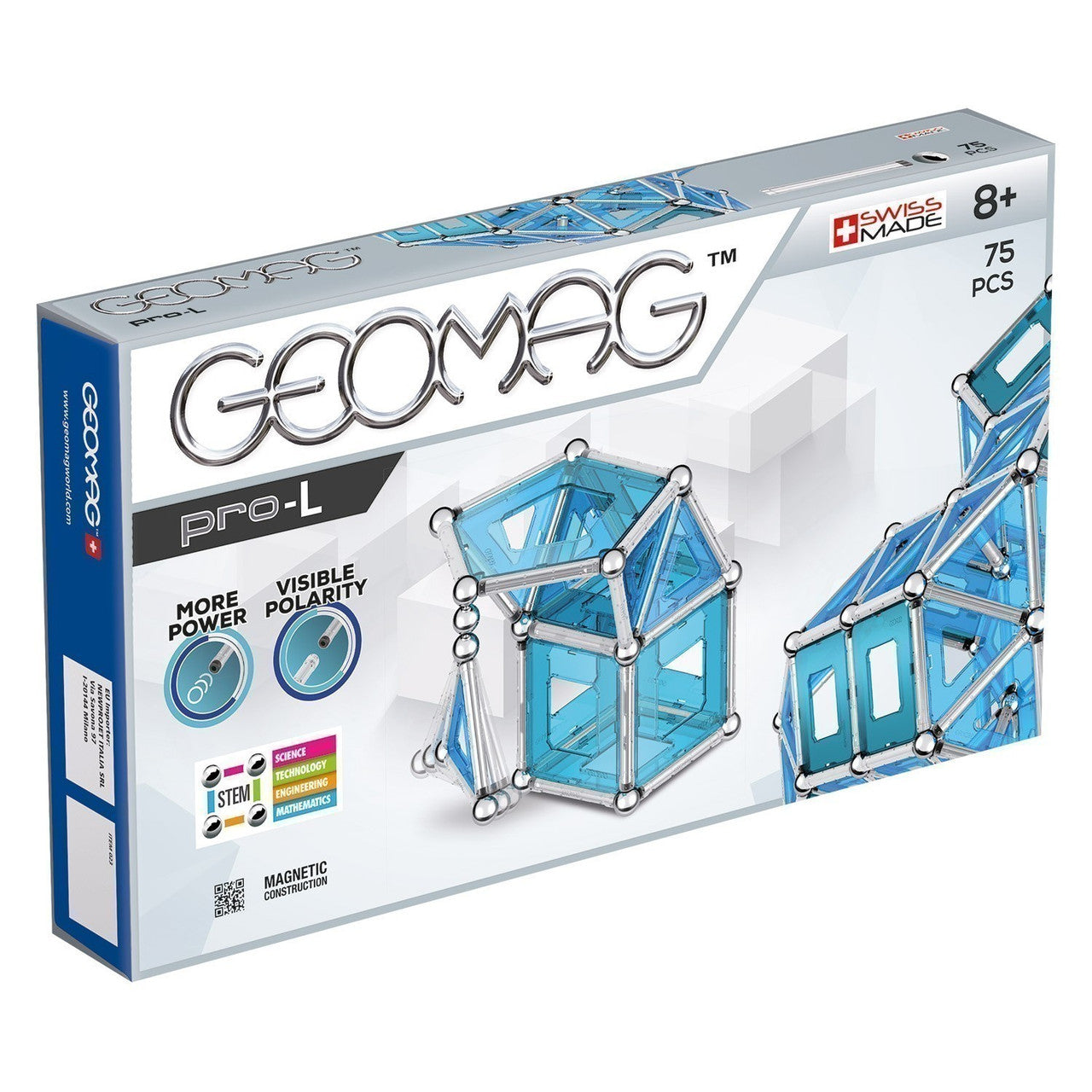 ゲオマグプロエル75 GEOMAG pro-L スイス製知育玩具 Geomag - Pro-L 75pc Building Set | 023 | Discount Toy Co