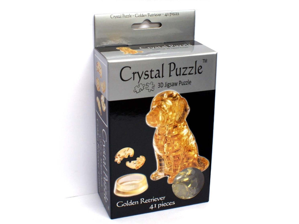 Crystal Puzzle 3D - Golden Retriever 41 piece