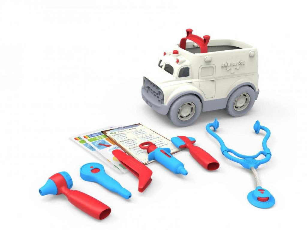 Green Toys - Ambulance & Doctor's Kit 10PC SET