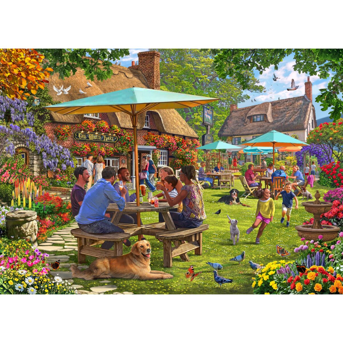 Holdson 1000pc - Cobblestone Corner S2 The White Hart Pub Puzzle