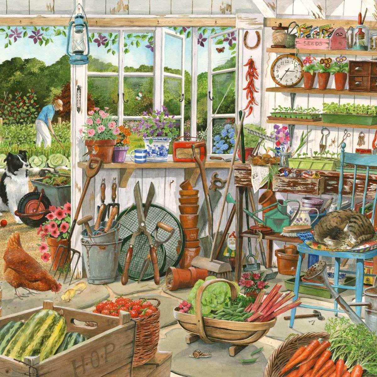 House of Puzzles 1000pc - Potting Shed Puzzle