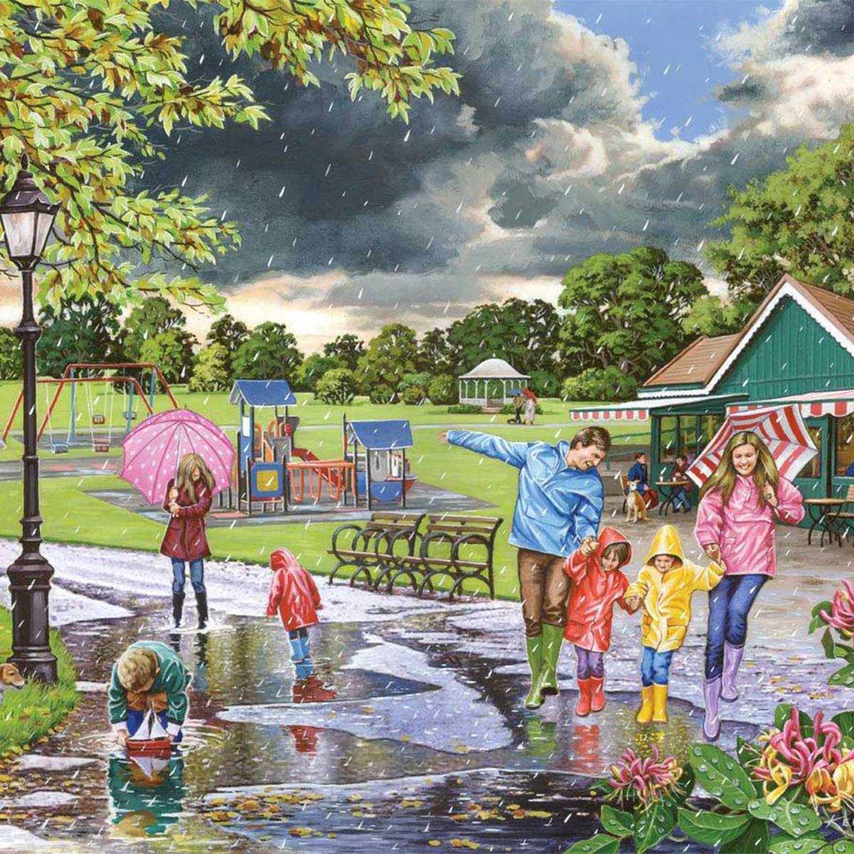House of Puzzles 500pc - Puddles Puzzle