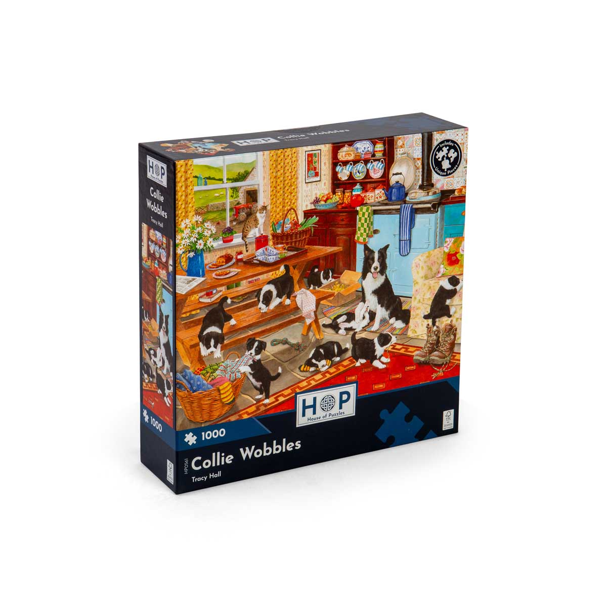 House of Puzzles 1000pc - Collie Wobbles Puzzle