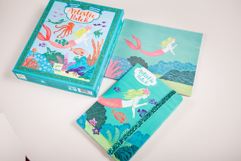 Djeco - Artistic Patch Glitter Ocean