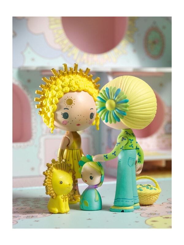 Djeco - Flore & Bloom Tinyly Dolls