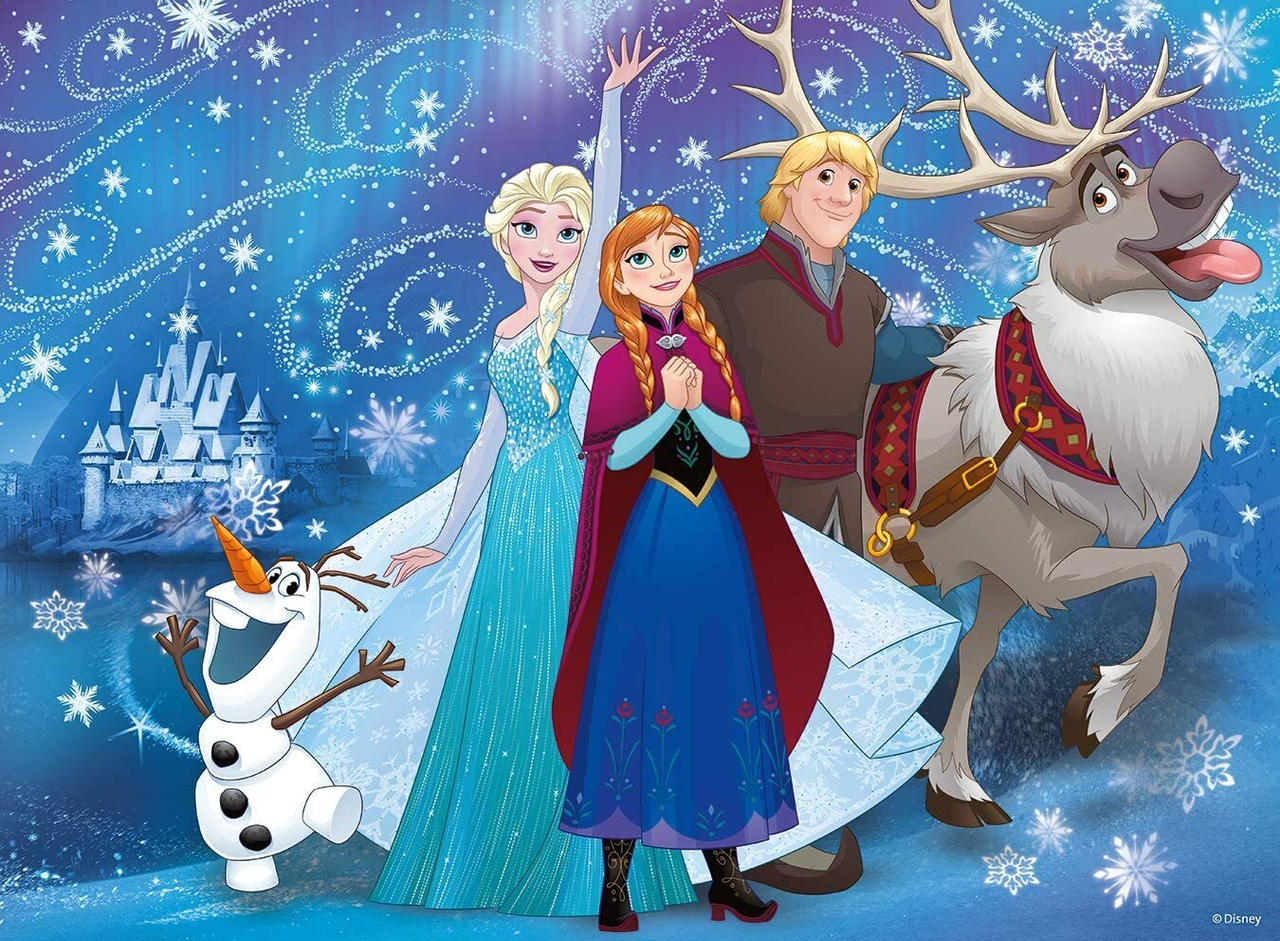 Ravensburger 100pc - Disney Frozen Glittery Snow Puzzle