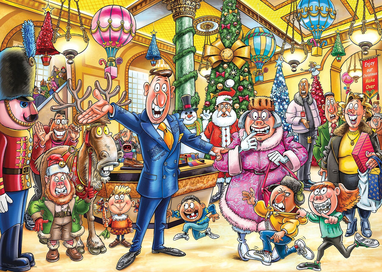 Wasgij 1000pc Christmas Puzzle #21 - A Very Merry Makeover