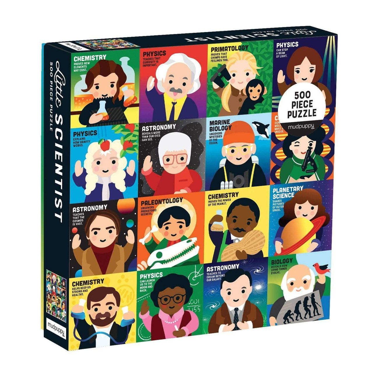 Mudpuppy 500pc - Little Scientist Family Puzzle