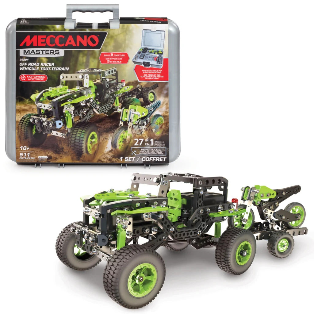 Meccano Masters 27-in-1 Off Road Racer - 511 Pieces 26204
