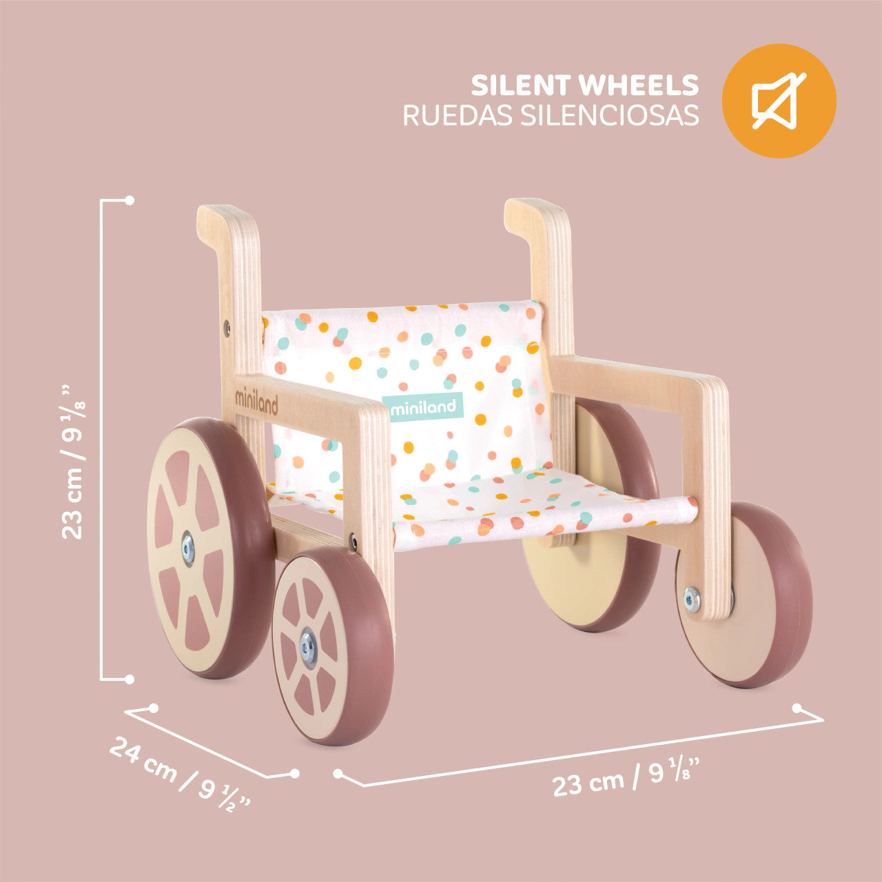 Miniland - Wheelchair for Dolls
