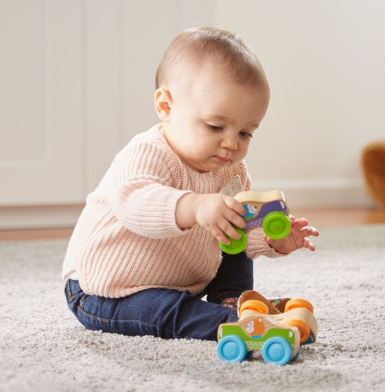 Melissa & Doug- First Play - Animal Stacking Cars