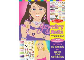 Melissa & Doug - Jewelry & Nails Sticker Pad