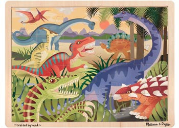 Melissa & Doug - Dinosaurs Jigsaw Puzzle 24pc